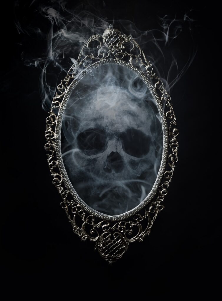 Haunted mirror scene from a real paranormal experience – similar to The Conjuring 2025